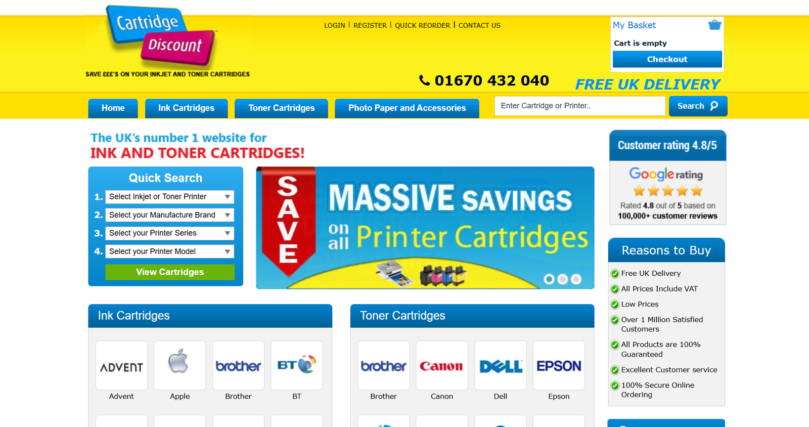 Catridge Discount Page