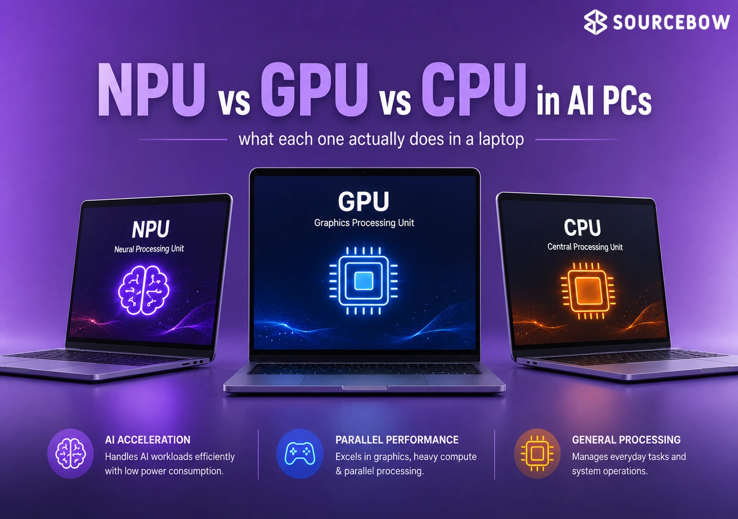 NPU vs GPU vs CPU