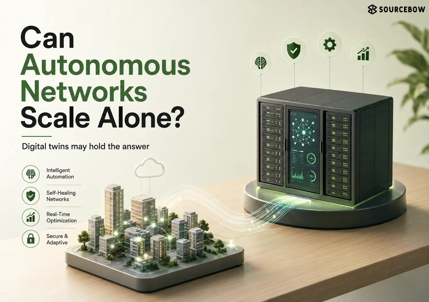 Autonomous network scaling digital twins for autonomous networks